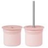 MinikOiOi Sip + Snack - Pinky Pink / Powder Grey