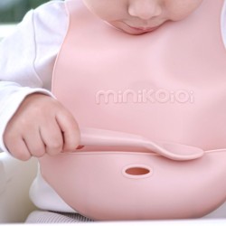 MinikOiOi Flexi Bib - Pinky Pink