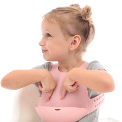 MinikOiOi Flexi Bib - Pinky Pink