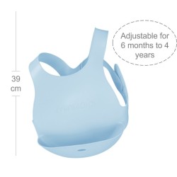 MinikOiOi Flexi Bib - Mineral Blue