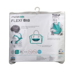 MinikOiOi Flexi Bib - Mineral Blue