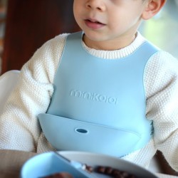 MinikOiOi Flexi Bib - Mineral Blue