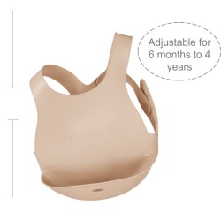 MinikOiOi Flexi Bib - Bubble Beige