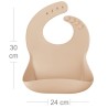 MinikOiOi Basics Bib - Bubble Beige