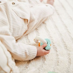 Textured teething keys